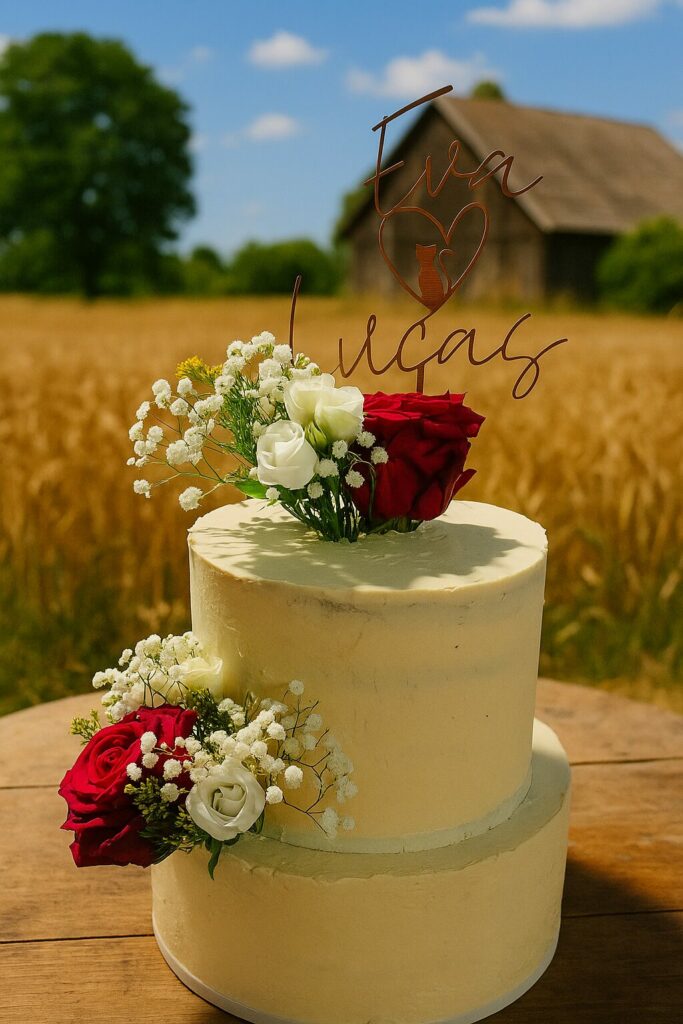 wedding cake ou gâteau chocolat fraise